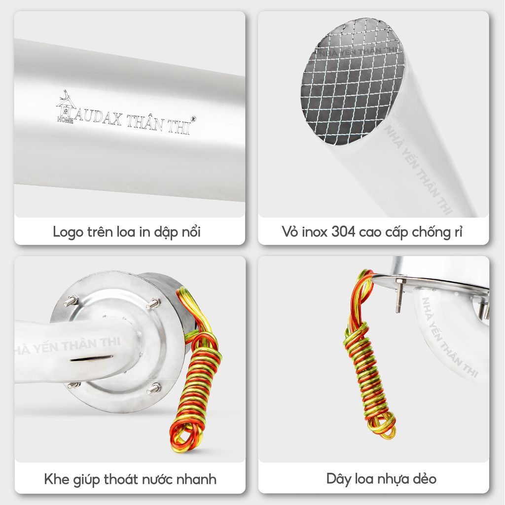 Loa phóng đơn cong chống nước INOX 304 BAZOKA AX-10W