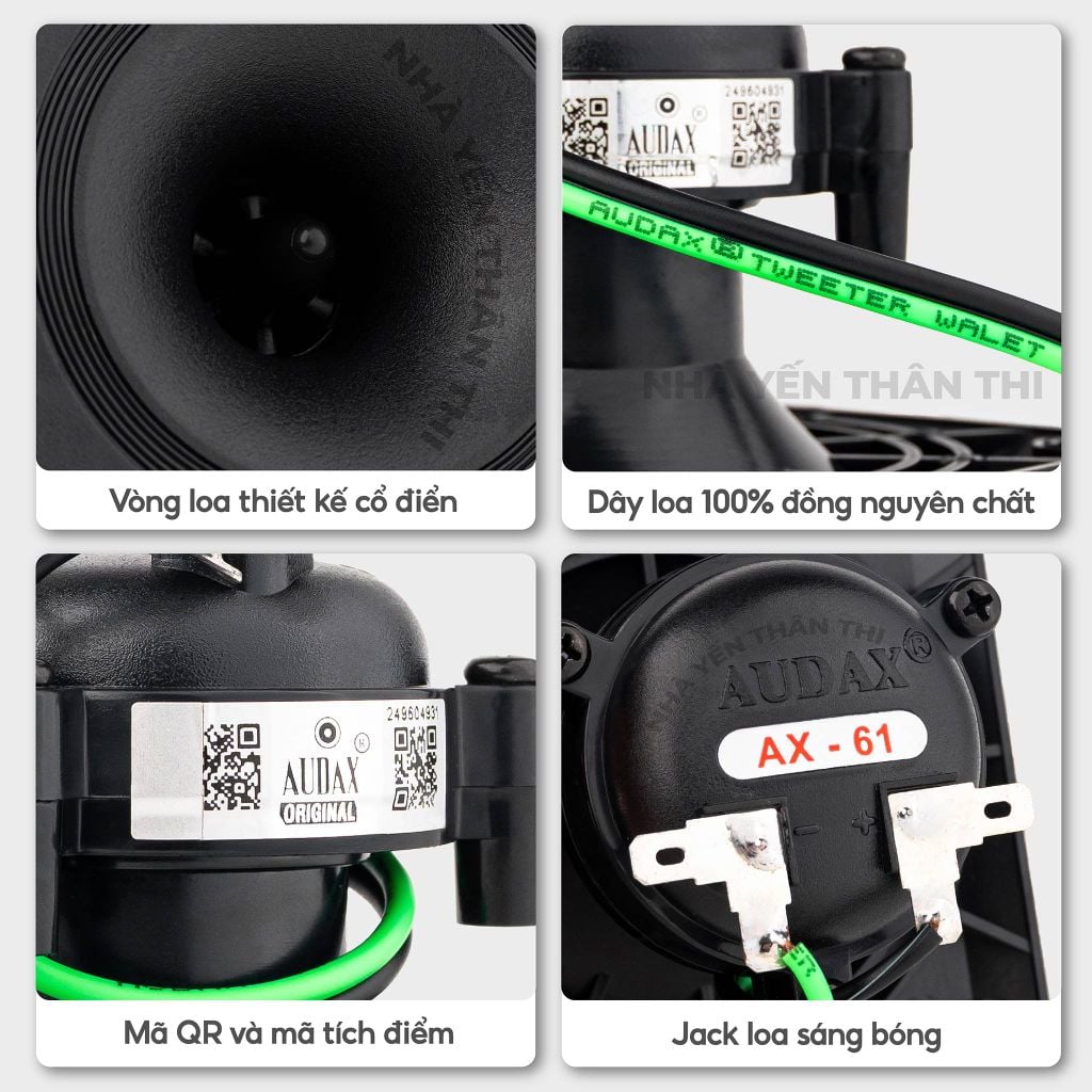 Loa nhà yến - Loa ru AX-61 cổ điển - Loa dẫn dụ chim yến trong nhà ổn định