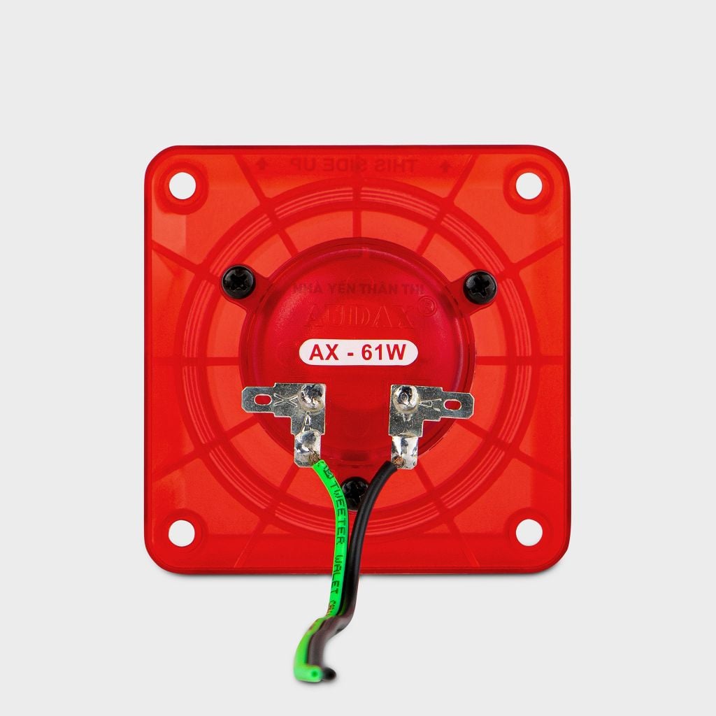 Loa nhà yến -  Loa ru chống nước AX-61W (Đỏ) - Loa dẫn dụ chim yến trong nhà ổn định