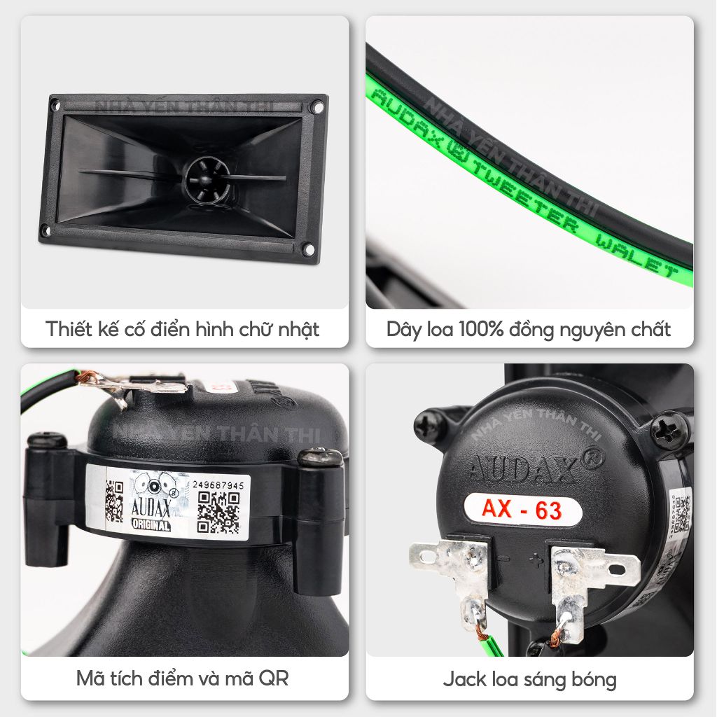 Loa ru AX-63 New Plastic