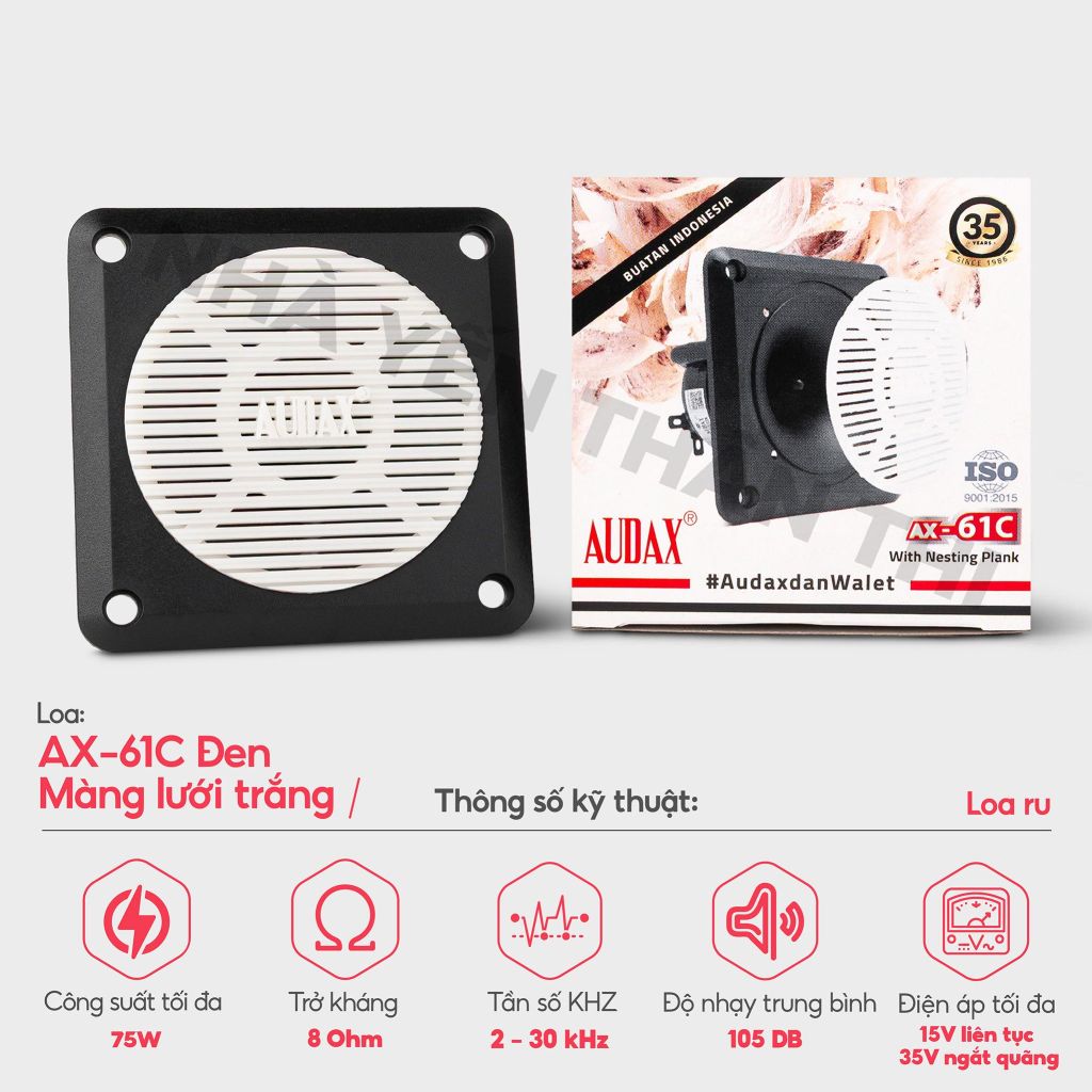 Loa ru AX-61C (Trắng)