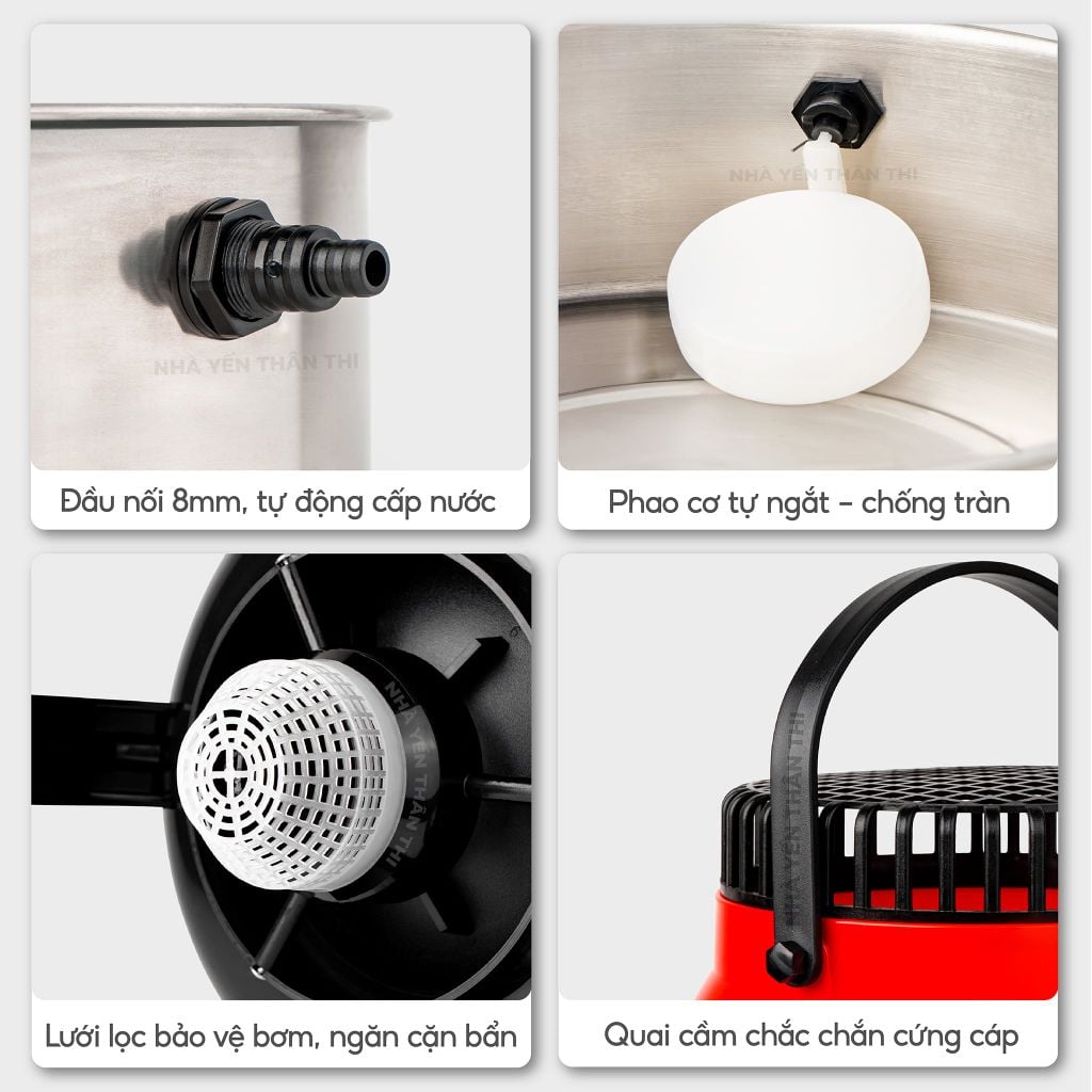 Máy phun sương tạo ẩm nhà yến - AXH-5500 - Kiểm soát độ ẩm hiệu quả