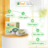  Viên canh ăn liền Rau Ngót Tôm Bằm, sấy thăng hoa, thực phẩm tiện lợi nhanh chóng, B' Soup 