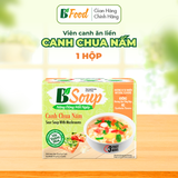  Viên Canh Chua Nấm Ăn Liền, sấy thăng hoa, thực phẩm tiện lợi nhanh chóng, B' Soup 