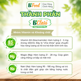  QUÀ TẶNG 1 chai  Thức Uống Bổ Sung vitamin B3, Khoáng chất B' Clari - 450 ml 