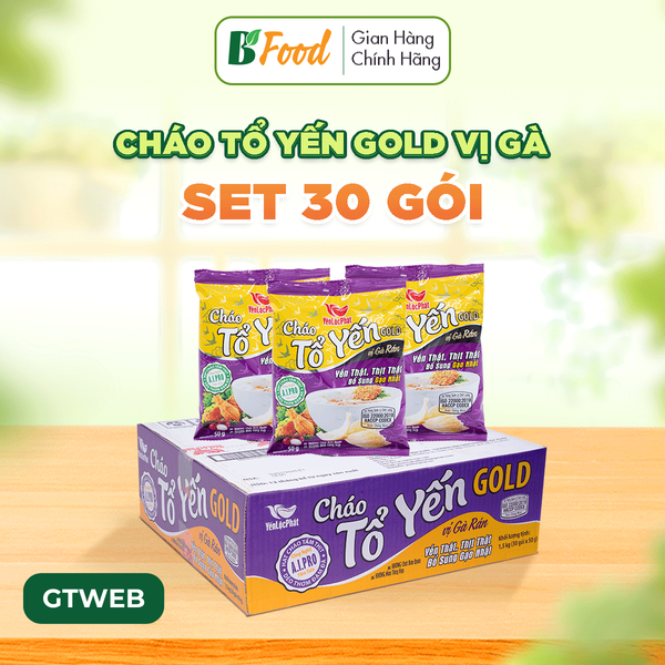 Cháo Tổ Yến Gold vị Gà Rán