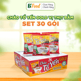  30 gói / thùng Cháo Tổ Yến Gold vị Thịt Bằm Yến Lộc Phát - Cháo dinh dưỡng ăn liên, tiện lợi cho gia đình, ông bà, trẻ em 