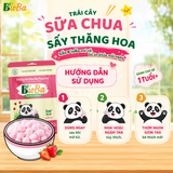  Sữa Chua Sấy Thăng Hoa B'ioBa vị Dâu Tây - Snack Bánh Ăn Dặm Cho Bé Từ 1 Tuổi, Sữa chua sấy khô 