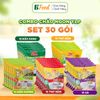  Cháo gói ăn liền YLP - COMBO 30 gói, 5 vị yến gold, nấm, gà, đậu xanh, thịt bằm, mỗi vị 6 gói 