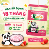  Sữa Chua Sấy Thăng Hoa B'ioBa vị Dâu Tây - Snack Bánh Ăn Dặm Cho Bé Từ 1 Tuổi, Sữa chua sấy khô 