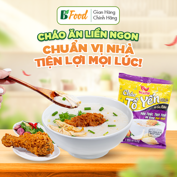 Cháo tổ yến ăn liền