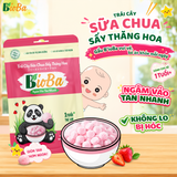  Sữa Chua Sấy Thăng Hoa B'ioBa vị Dâu Tây - Snack Bánh Ăn Dặm Cho Bé Từ 1 Tuổi, Sữa chua sấy khô 
