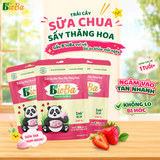  Sữa Chua Sấy Thăng Hoa B'ioBa vị Dâu Tây - Snack Bánh Ăn Dặm Cho Bé Từ 1 Tuổi, Sữa chua sấy khô 