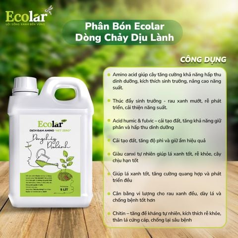  Phân Bón Ecolar Dòng Chảy Dịu Lành 5L 
