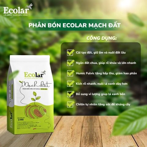  Phân Bón Hữu Cơ Mạch Đất 2kg – Cải Tạo Đất Chai Cứng Chỉ Sau 1 Vụ 