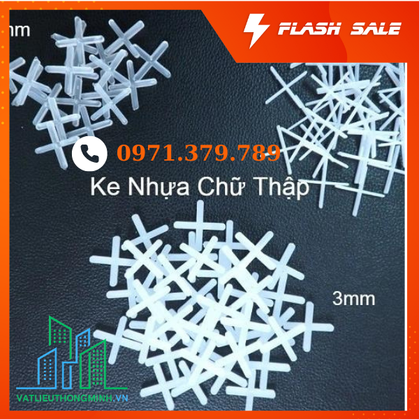 Ke chữ thập ốp lát gạch - Ke dấu Cộng Cân Bằng Gạch