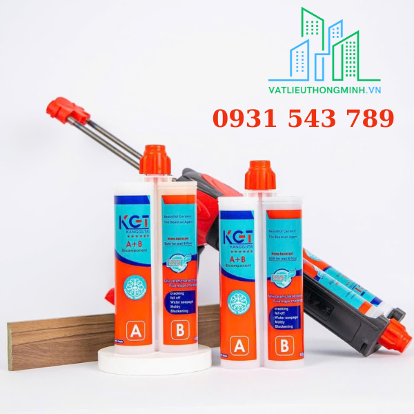 Keo Chít Mạch Epoxy 2 Thành Phần- Keo chà ron AB KGT 400ml
