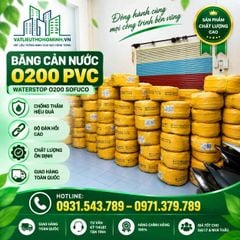 Băng cản nước O200 - Chống thấm mạch ngừng WaterStop O200