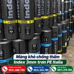 Màng Khò Chống Thấm Index 3mm PE Trơn Italia Giá Tốt