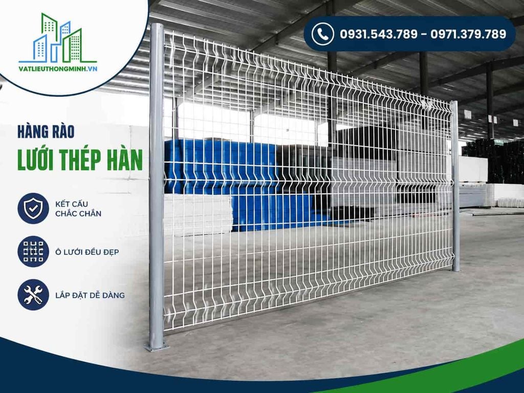 Hàng Rào Lưới Thép Hàn Mạ Kẽm – Lưới Hàng Rào Giá Tốt
