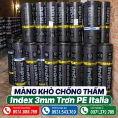 Màng Khò Chống Thấm Index 3mm PE Trơn Italia Giá Tốt