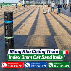 Màng Khò Chống Thấm Index 3mm Cát Sand Italia – Chính Hãng