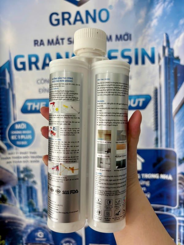 Keo Chít Mạch Grano Resin 30 Màu Trong Nhà, Ngoài Trời