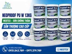 Neoproof PU W 13kg Neotex – Sơn Chống Thấm Sân Thượng Cao Cấp