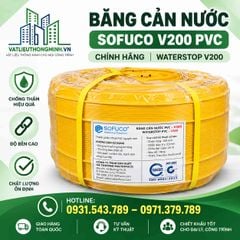 Băng cản nước Sofuco V200 PVC chính hãng | Waterstop V200