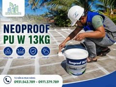 Neoproof PU W 13kg Neotex – Sơn Chống Thấm Sân Thượng Cao Cấp