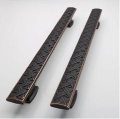 Tay nắm cửa chính hợp kim nhôm màu đồng cổ TNCNDC01