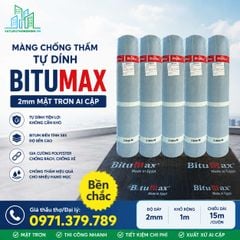 Màng Tự Dính Bitumax 2mm Ai Cập – Mặt Trơn & Mặt Cát