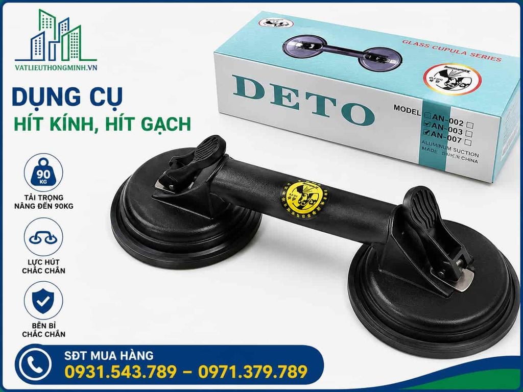 Hít Kính 2 Chân – Tay Hít Gạch Cầm Tay Nâng 90kg