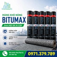 Màng Bitumax 3mm Mặt Đá Ai Cập – Màng Khò Nóng Chống Thấm Ngoài Trời