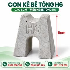 Con Kê Bê Tông H6 Cao 6cm – Viên Kê Bê Tông H6