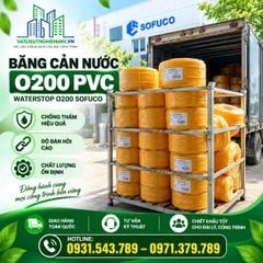 Băng cản nước O200 - Chống thấm mạch ngừng WaterStop O200