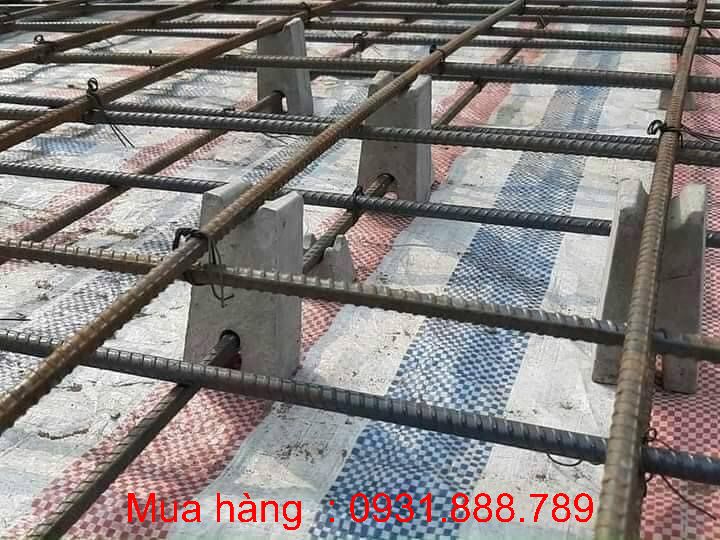 Con kê bê tông H7 - Viên kê bê tông H7 cao 7 Cm Mác Cao