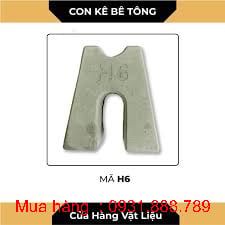Con kê bê tông H6  -Viên kê bê tông H6 cao 6cm