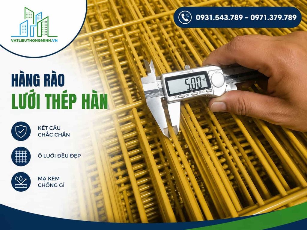 Hàng Rào Lưới Thép Hàn Mạ Kẽm – Lưới Hàng Rào Giá Tốt