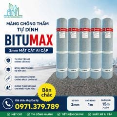 Màng Tự Dính Bitumax 2mm Ai Cập – Mặt Trơn & Mặt Cát