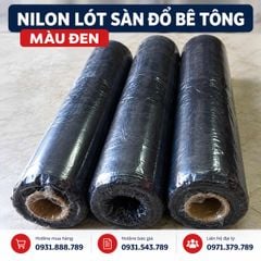 Nilon Lót Sàn Đổ Bê Tông Màu Đen, Màng PE Giá Tốt