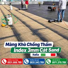 Màng Khò Chống Thấm Index 3mm Cát Sand Italia – Chính Hãng