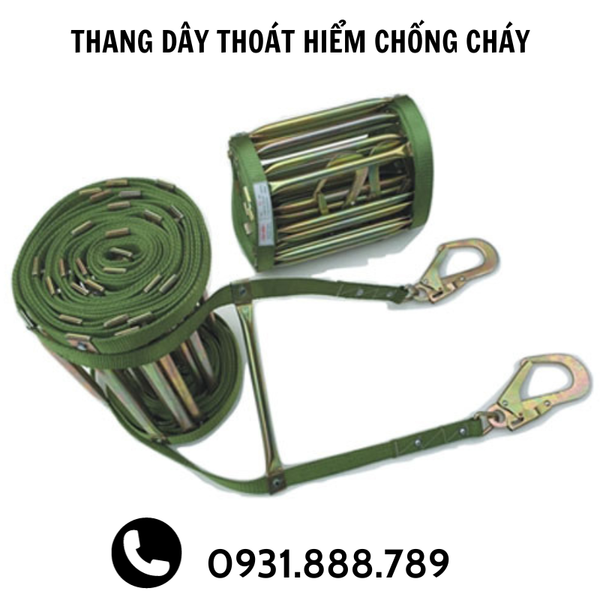 Thang dây thoát hiểm chống cháy