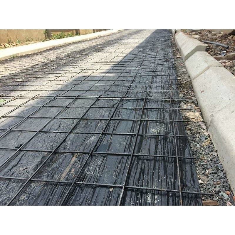 Nilon lót sàn đổ bê tông màu đen khổ 1mx400mx dày 1.4zem - Màng Pe lót sàn đổ bê tông