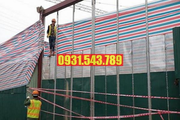 Bạt sọc 3 màu khổ 4Mx50M