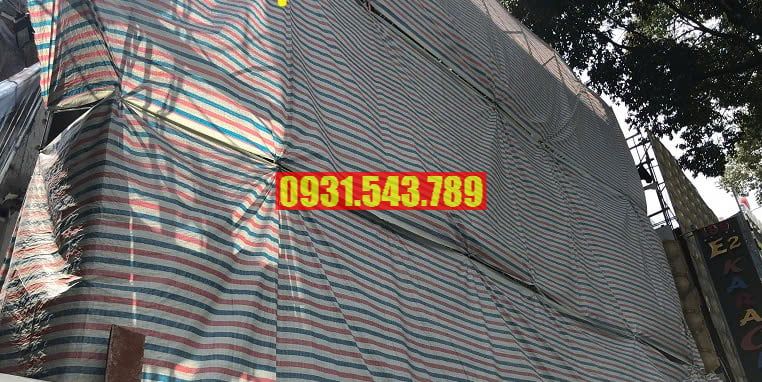Bạt sọc 3 màu khổ 4Mx50M