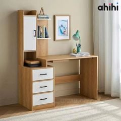 Bàn học cho bé Ahihi811 – Góc học tập ngăn nắp, hiện đại