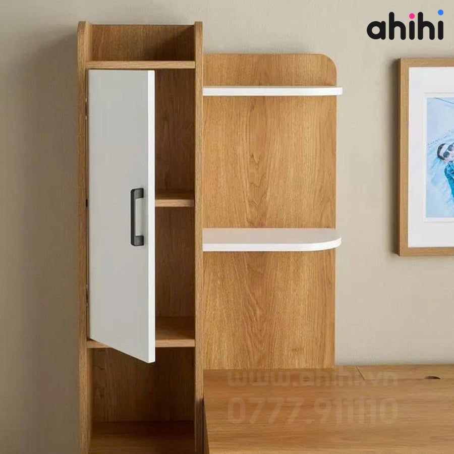 Bàn học cho bé Ahihi811 – Góc học tập ngăn nắp, hiện đại