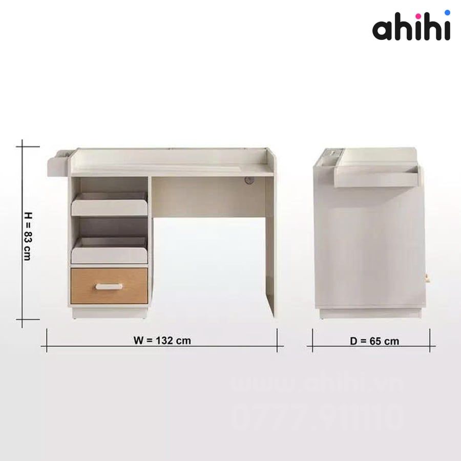 Bàn học cho bé Ahihi809 – Thiết kế tiện dụng