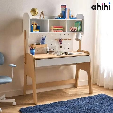 Bàn học cho bé Ahihi808 – Góc học tập ngăn nắp cho Bé